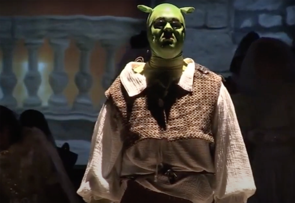 Anthony Whiteford as Shrek.